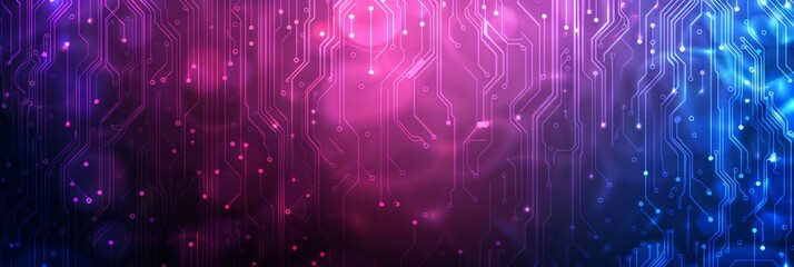 Poster - Explore a vibrant abstract digital technology background featuring gradient colors