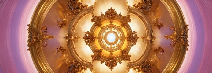 Poster - Ornate Gold Ceiling Detail.