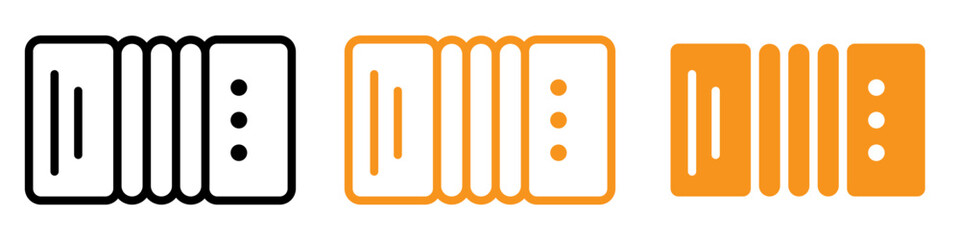 Poster - Intricate Accordion Icon for Music Enthusiasts and Cultural Event Graphics