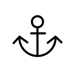 Poster - Maritime Anchor Icon Set for Nautical and Oceanic Themes in Marine Projects