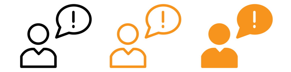 Poster - Business Decision Confusion Icon Set Corporate Decision-Making Symbols for Management