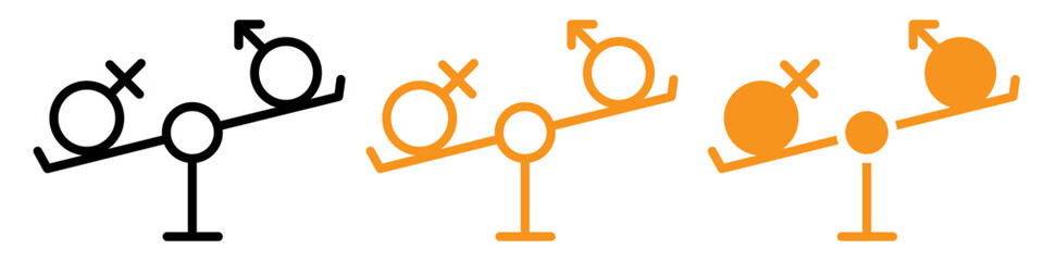 Poster - Hormone Imbalance Icon Set Medical Condition Illustrations for Health and Wellness