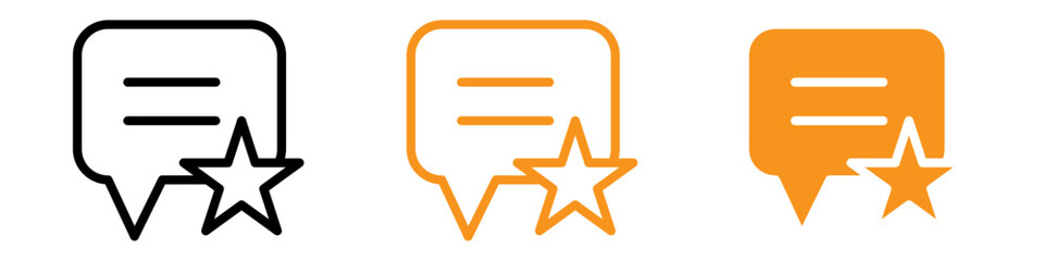 Poster - Feedback Icon Set Customer Review Illustrations for Business and Service Projects