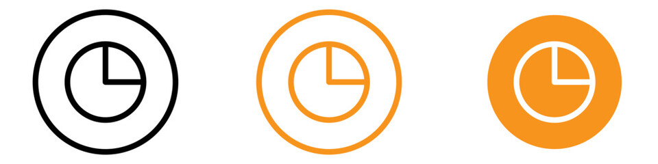 Poster - Market Share Icon Set Business Growth Illustrations for Finance and Economic Projects