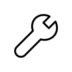 Poster - Wrench Icon Set Mechanic Tool Illustrations for Repair and Construction Projects