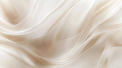 Wall Mural - Abstract Background With White Fabric Drapes