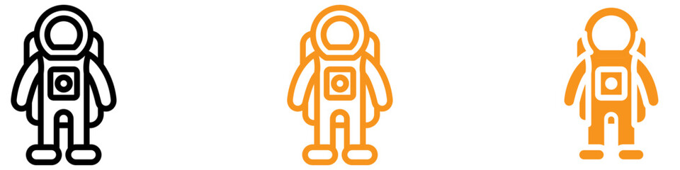 Poster - Cosmonaut Icon Depicting Space Exploration Missions, Astronaut Training Programs, and Space Travel Enthusiasts for Educational and Scientific Outreach