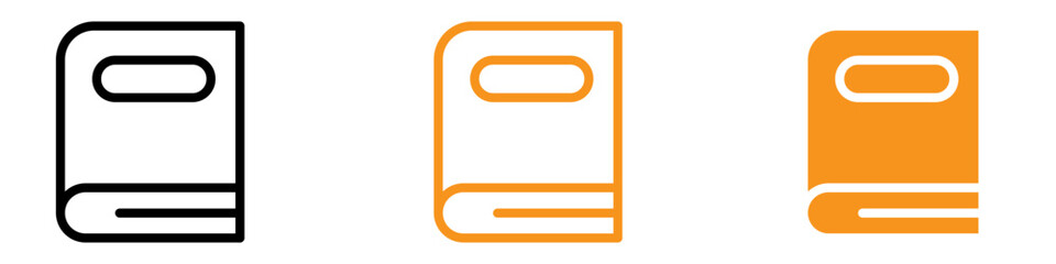 Aufkleber - Educational Book Icon for Libraries and Academic Resources