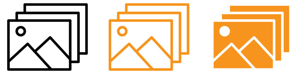 Poster - Versatile Image or Photo Icon for Photography and Media Graphics Ideal for Representing Images and Photos in Digital Media