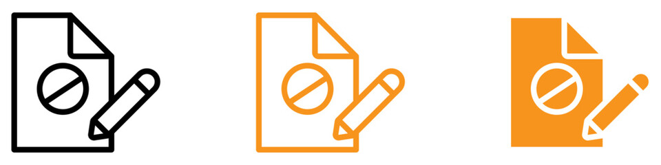 Poster - Formal Document Petition Icon for Legal and Administrative Themes Ideal for Representing Contracts Agreements and Official Papers