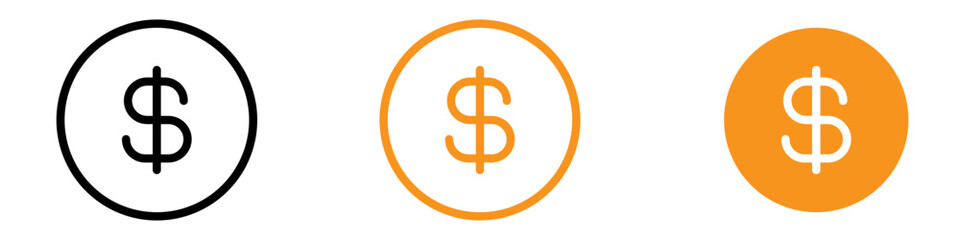 Poster - Classic Dollar Icon for Monetary and Financial Themes Universal Symbol for Money and Finance Suitable for Various Financial Graphics
