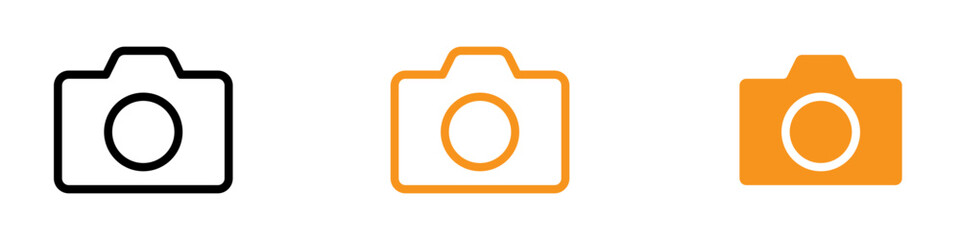 Poster - High-Resolution Camera Icon for Photography Equipment
