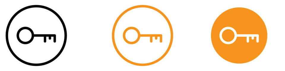 Poster - Secure Key Icon for Security and Access Control Graphics Essential for Representing Keys and Lock Mechanisms