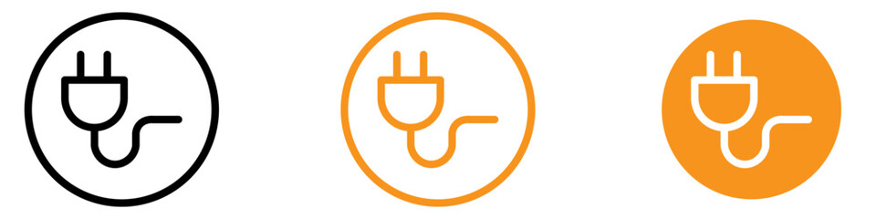 Poster - Functional Electrical Plug Icon for Power and Connectivity Graphics Crucial for Representing Electrical Outlets and Plug Connections