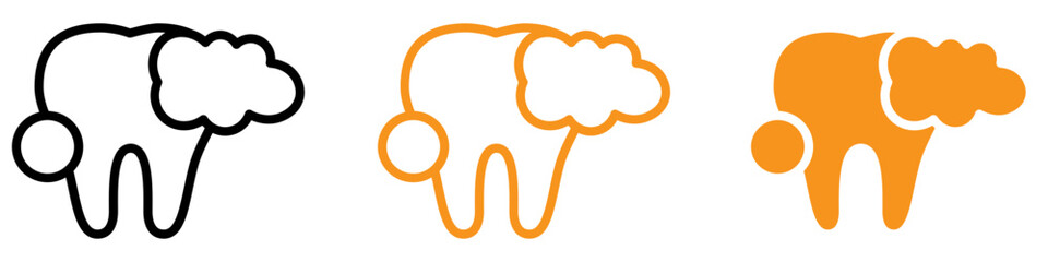 Poster - Hygienic Tooth Cleaning Icon for Dental Health and Hygiene Graphics Perfect for Representing Tooth Brushing and Dental Care