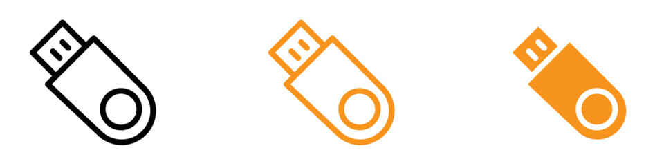 Poster - Handy USB Stick Icon for Data Storage and Technology Graphics Perfect for Representing USB Flash Drives and Data Storage Devices