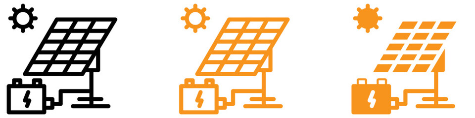 Poster - Sustainable Off the Grid Icon for Renewable Energy and Self-Sufficiency Graphics Essential for Representing Off-Grid Living and Sustainable Practices
