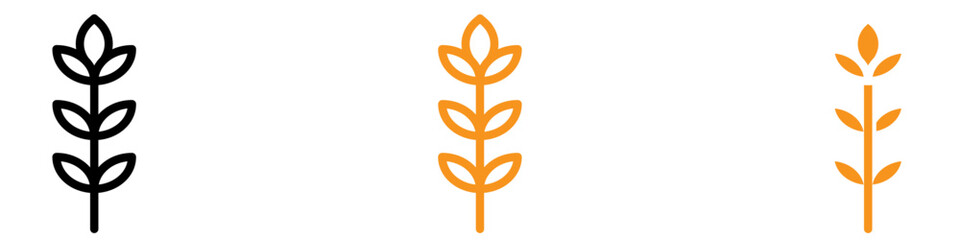 Poster - Nutritious Rye Icon for Agriculture and Food Graphics Perfect for Representing Rye and Grain-Based Products