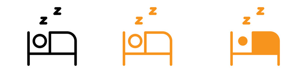 Poster - Restful Sleep Icon for Health and Wellness Graphics Ideal for Representing Sleep and Restful Nights