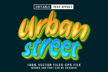 Poster - Urban Street Editable Text ffect