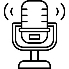 Sticker - Microphone Icon