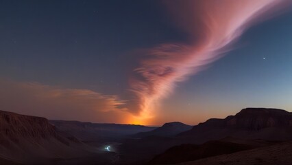 Wall Mural -  the very spiral night sky on some other planet,