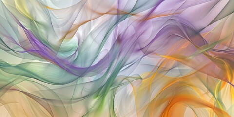 Poster - Unique abstract smoke art with vibrant colors, adding creativity and energy to any space