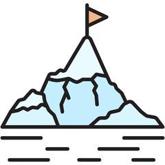 Poster - Snow-Capped Peak Icon