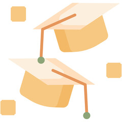 Sticker - Graduation Cap Illustration