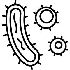 Poster - Bacteria Icon