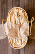 © Mila - brown nest, digital photography background for newborn and baby
