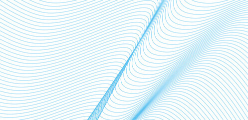 Poster - Abstract background lines wave design. White gradient diagonal stripe line.	