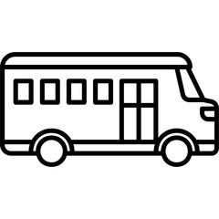 Wall Mural - Bus Icon