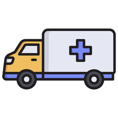 Canvas Print - Ambulance Sticker