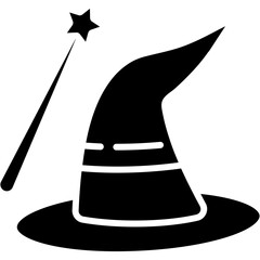 Wall Mural - Wizard Hat Icon