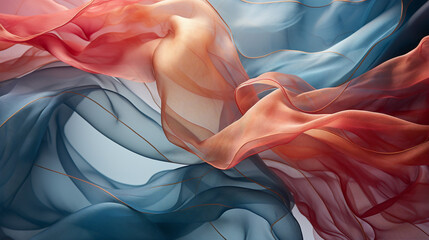 Canvas Print - person in a silk