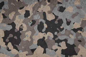 Wall Mural - texture of fabric with military camouflage. military theme background.