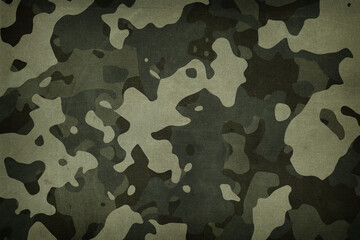 Wall Mural - texture of fabric with military camouflage. military theme background.