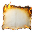 © Mehboob - burn paper page edge with fire on transparent background