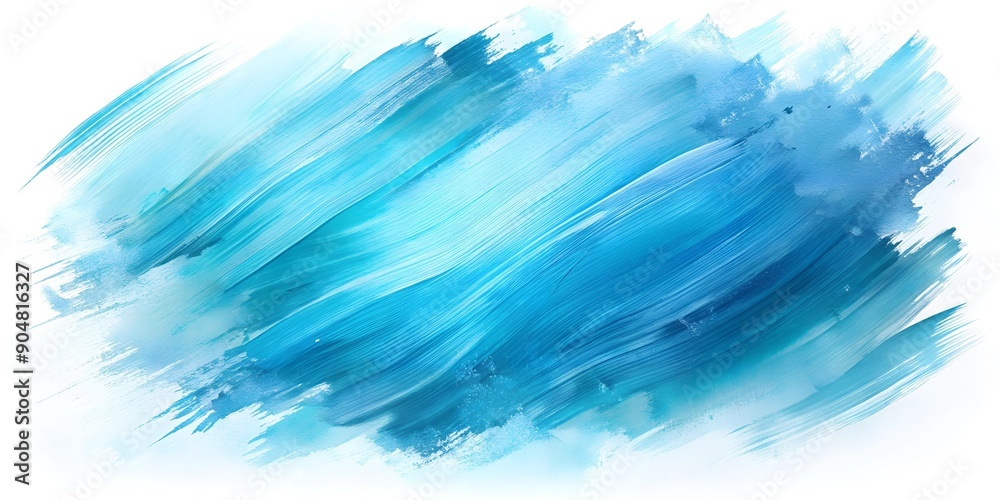 Abstract Blue Watercolor Brush Stroke Background Texture Stock ...