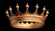 © CrazyJuke - A stunning gold crown icon, intricately designed in 3D, symbolizing wealth, power, and the essence of royalty and luxury.