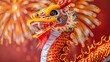© Wikrom - Chinese New Year parade with dragon dancers and fireworks, Parade march spectacle, cultural festivity