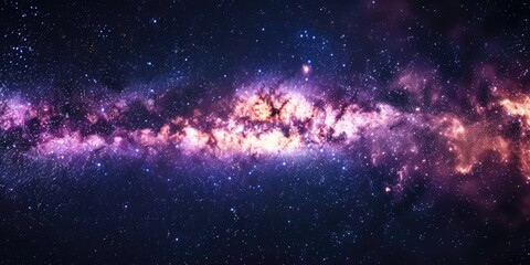 Wall Mural - Space galaxy with numerous stars