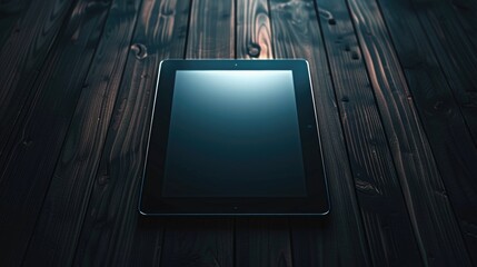 Poster - Current tablet device against dark backdrop