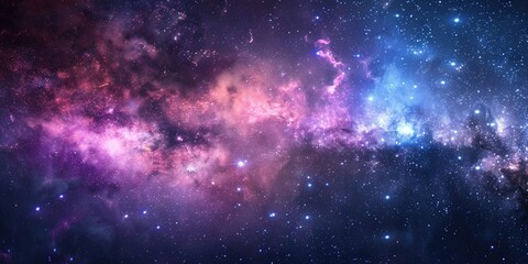 Wall Mural - Galaxy with multiple stars