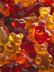 Wall Mural - Stacked Gummy Bears,