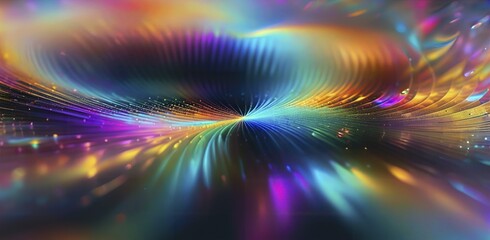 Wall Mural - Abstract holographic multi-colored background