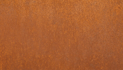 Wall Mural - Closeup of rusted orange weathering steel texture