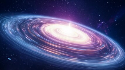 Wall Mural - Swirling galaxy in deep space. Cosmic phenomena. Universe exploration and astronomy concept. Travel through outer space. Science fiction