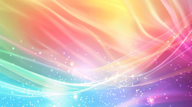 Colorful abstract background with bright hues and copy space